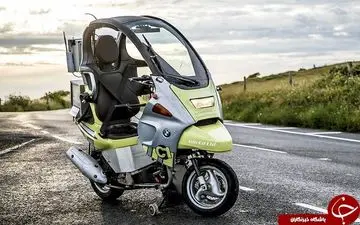 موتورسیکلت خودران جدیدترین فناوری کمپانی بی‌ام‌و+فیلم