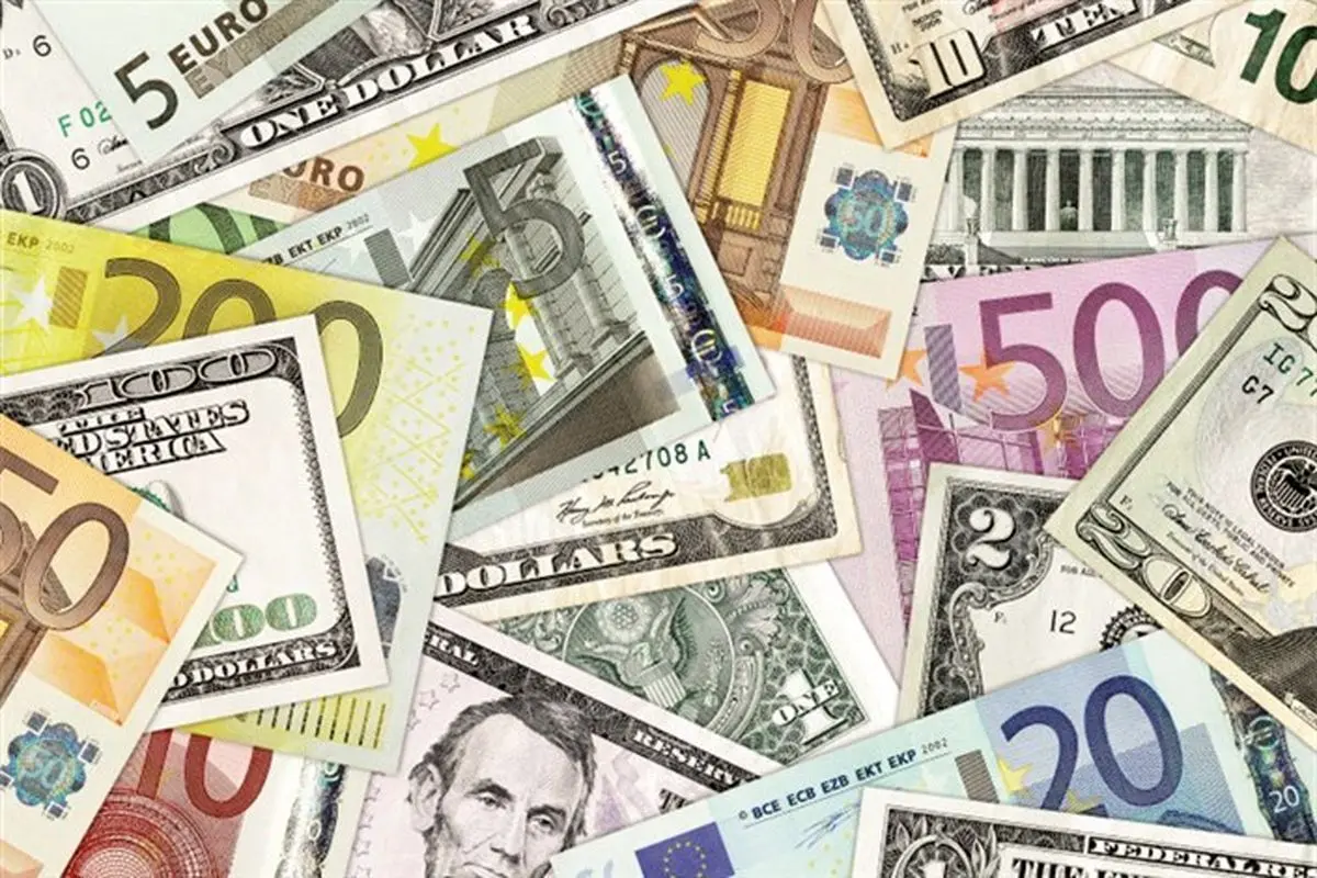 کاهش نرخ دلار، یورو و پوند مبادله‌ای