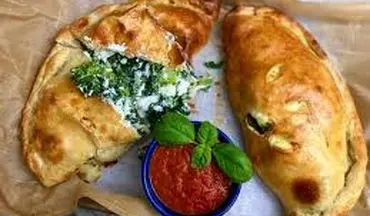 طرز تهیه پیتزا کالزونه خانگی!