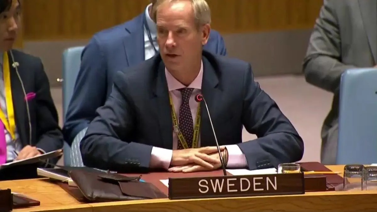 نماینده سوئد در سازمان ملل خواستار احترام همه کشورها به قطعنامه شورای امنیت درباره قدس شد