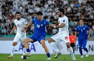 خلاصه بازی ازبکستان 1 - ایران 0 + ویدئو