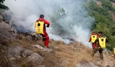 ۱۱ گروه برای اطفای آتش‌سوزی  در جنگل‌های هیرکانی استان گلستان  اعزام شدند
