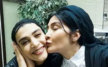 ابراز احساسات خانم های بازیگر به هم! + عکس