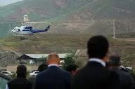 ویدئویی از بالگرد حامل رئیس‌جمهور و شهدای همراه