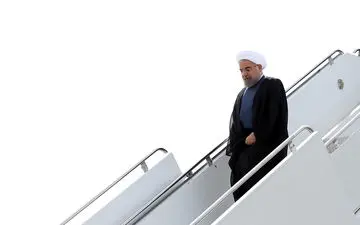 رئیس جمهوری وارد نیویورک شد