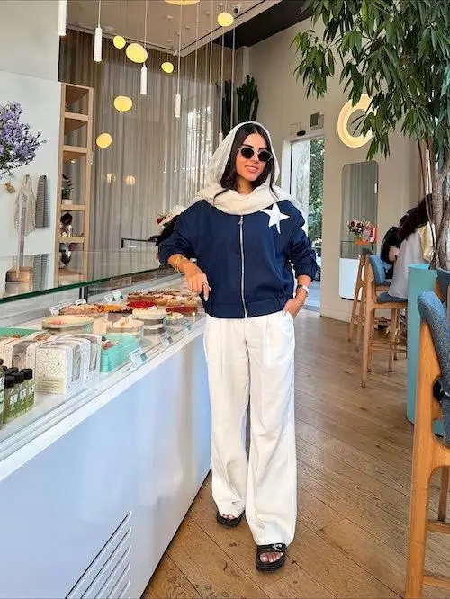 استایل پاییزی با بامبر جکت