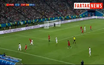 شوت استثنایی ناچو؛ گل سوم اسپانیا به پرتغال + فیلم