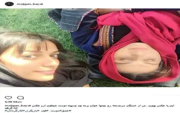 شکار لحظه ها از خواب سر صحنه مژگان بیات (عکس)