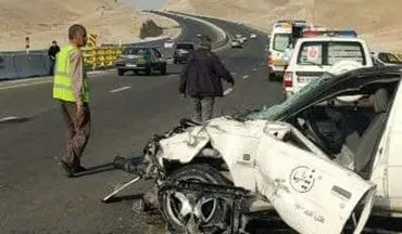 ۲ کشته بر اثر واژگونی خودرو در اتوبان تبریز-سهند