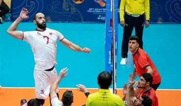 والیبال قهرمانی آسیا| قطر حریف ژاپن در نیمه نهایی شد