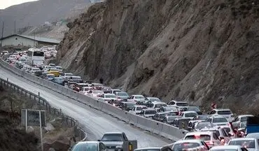ترافیک سنگین و نیمه سنگین برخی جاده‌های کشور