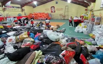  توزیع ۳۶۰ چادر و سایر اقلام امدادی در مناطق زلزله زده کوهبنان 