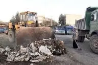 ‍ آغاز عملیات پاکسازی نخاله‌های ساختمانی از خیابان‌های کرمانشاه با ۸۰۰۰ کامیون