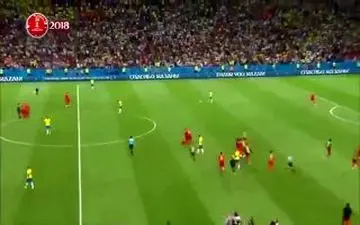 نگاهی متفاوت به دیدار برزیل - بلژیک 