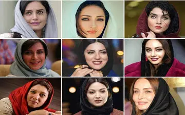 تصاویری جذاب از زنان چشم رنگی سینمای ایران