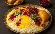 شیرین‌پلو؛ غذای طلایی و مجلسی ایرانی با عطر زعفران و خلال‌ها