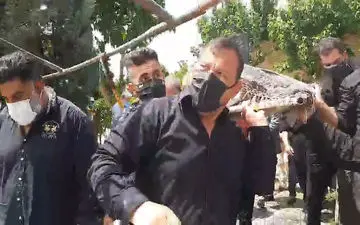 مراسم تشییع زنده یاد حمید جاسمیان + فیلم