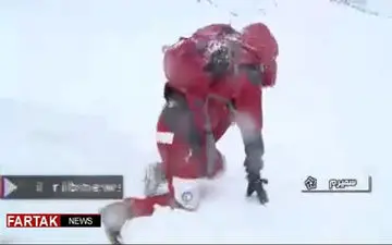 وضعیت بد امدادگران در محل سقوط هواپیما + فیلم