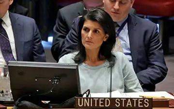 لحظه وتوی آمریکا هنگام رای گیری اعضای سازمان ملل در حمایت از قدس شریف + فیلم