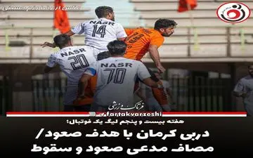دربی کرمان با هدف صعود/مصاف مدعی صعود و سقوط
