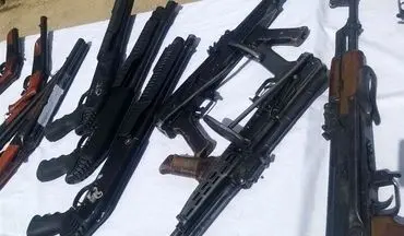 کشف سلاح و مهمات جنگی توسط مرزبانان دشت آزادگان و هویزه