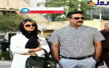تیپ جالب آقای بازیگر مشهور و همسرش