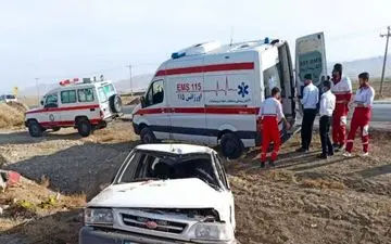 تصادف پراید و سمند در محور سمیرم–شهرضا پنج مصدوم داشت