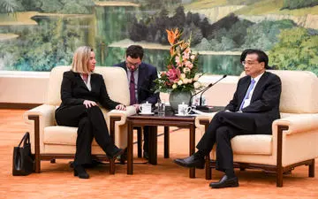 
رایزنی موگرینی و نخست‌وزیر چین درباره برجام
