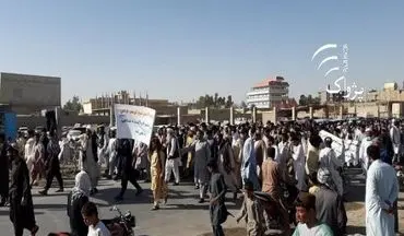  افغان ها علیه منع واردات کالاهای ایرانی تظاهرات کردند