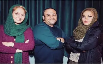 سلفی مهران غفوریان به همراه طناز طباطبایی و مهناز افشار (عکس)