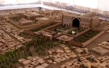 ماکت دکور تیسفون در سریال سلمان فارسی