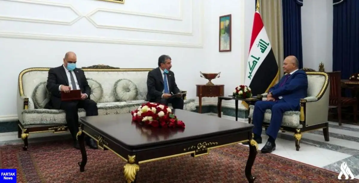 امیر کویت از رئیس جمهوری عراق برای سفر به کشورش دعوت کرد
