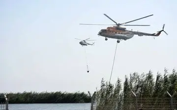 تکنسین‌های نفتی گرفتار در تالاب شادگان از خطر مرگ نجات یافتند