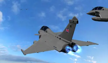پرواز جنگنده انگلیس بر فراز کشتی‌های روسی در مدیترانه 

