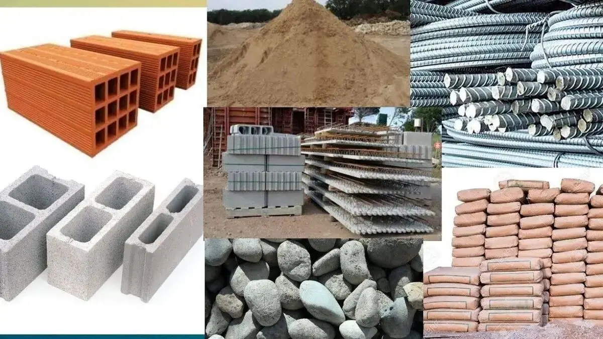 قیمت انواع مصالح ساختمانی – ۵ شهریور ۱۴۰۴