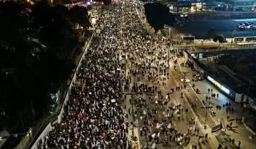 
تظاهرات ده‌ها هزار نفر علیه دولت نتانیاهو 