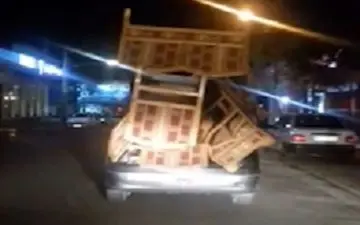 حمل عجیب بار با پژو 206!