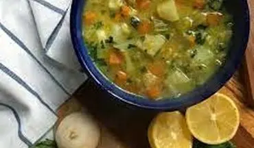 سوپ مقوی و خوش خوراک | آموزش سوپ شلغم !