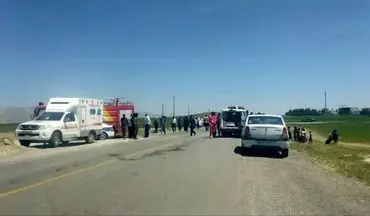 2 فوتی در حادثه رانندگی در جاده نورآباد - کرمانشاه
