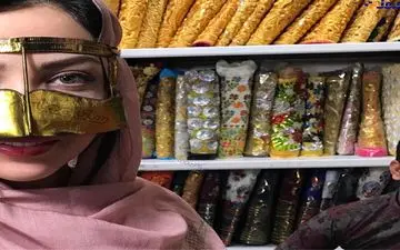 عکس: لیلا اوتادی با پوشش بندرعباسی‌ها