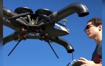 مدرن‌ترین پهپاد با ظاهری کاملا متفاوت + فیلم