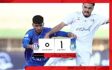 خلاصه بازی استقلال 1 - استقلال خوزستان 0 + ویدئو