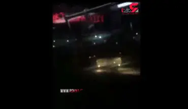 آتش گرفتن موتور هواپیمای ماهان در آسمان تهران + فیلم 