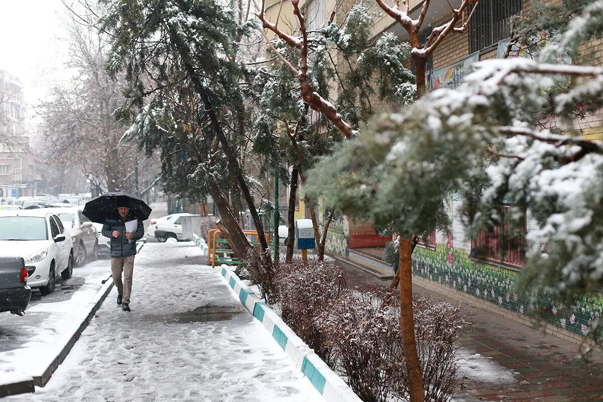 تهران سفیدپوش می‌شود؛ هشدار بارش برف و کاهش دما
