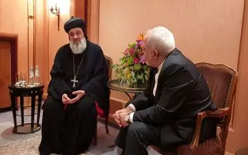 دیدار رئیس کلیسای ارتدوکس سوریه با ظریف