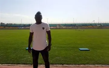 حضور گادوین منشا در محل تمرینات پرسپولیس