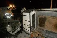  واژگونی وانت در دانسفهان یک کشته برجای گذاشت 