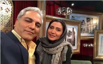 سلفی صمیمانه "مهران مدیری" با "نیکی مظفری" + عکس