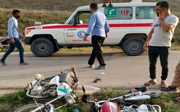 امدادرسانی هلال احمر بندرترکمن به ۳ مصدوم حادثه ترافیکی