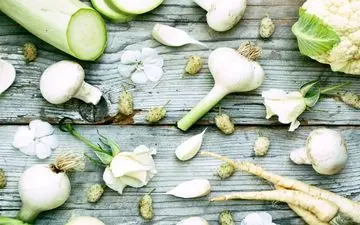 سبزی های کنترل کننده وزن/خوشمزه های سفید رنگ برای لاغری